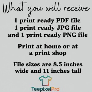 Printable files: PDF, JPG, PNG; 8.5x11 inches.