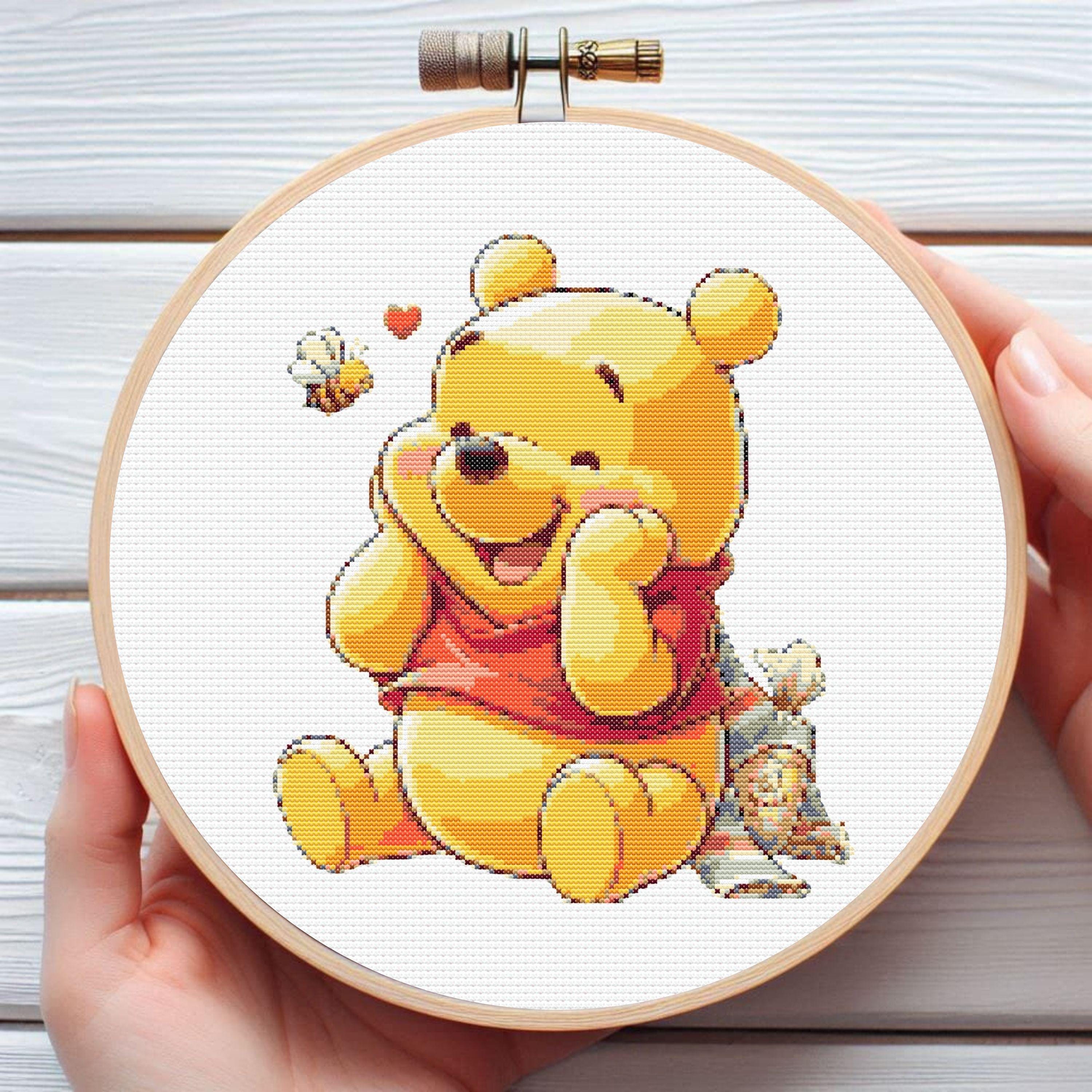 Paddington bear cross stitch - Etsy 日本