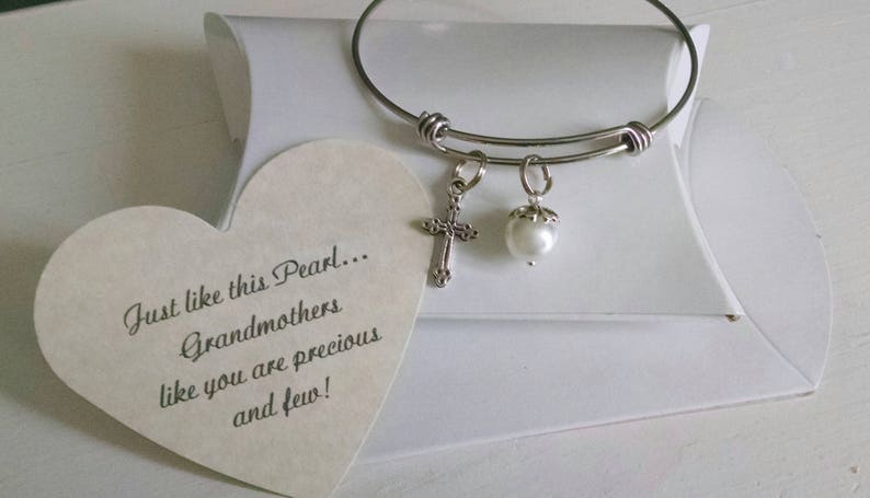 Grandma Mother of the Bride Nana Mother of the Groom Stepmother Gift Grandmother Pearl Bracelet Mother From Daughter Mimi