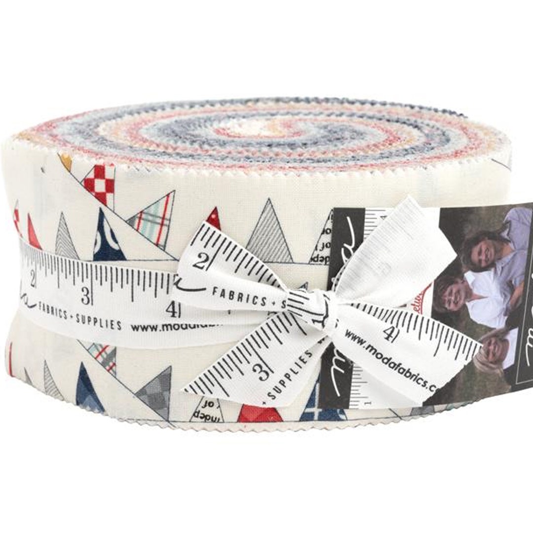 Vintage Jelly Roll by Sweetwater for Moda Fabrics 55650JR 40 2.5" X 42 ...