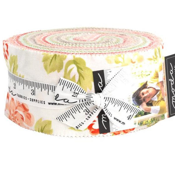 Jelly & Jam Jelly Roll by Fig Tree Co. for Moda Fabrics 20490JR 40 2.5" x 42" Fabric Strips