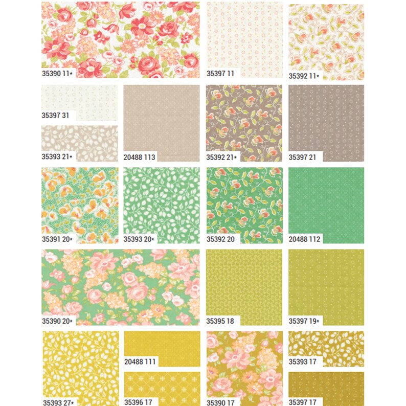 Portofino Layer Cake by Fig Tree Co. for Moda Fabrics 35390LC 42 10 ...