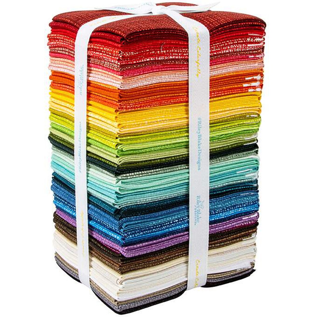 Texture 50 Fat Quarter Bundle by Sandy Gervais for Riley Blake Designs ...