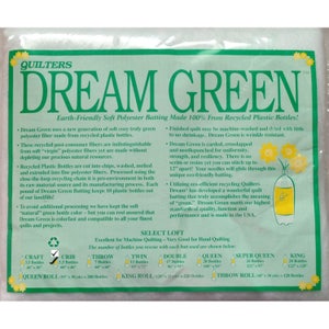 Quilters Dream Crib Green Select Quilt Batting 46&quot; x 60&quot;
