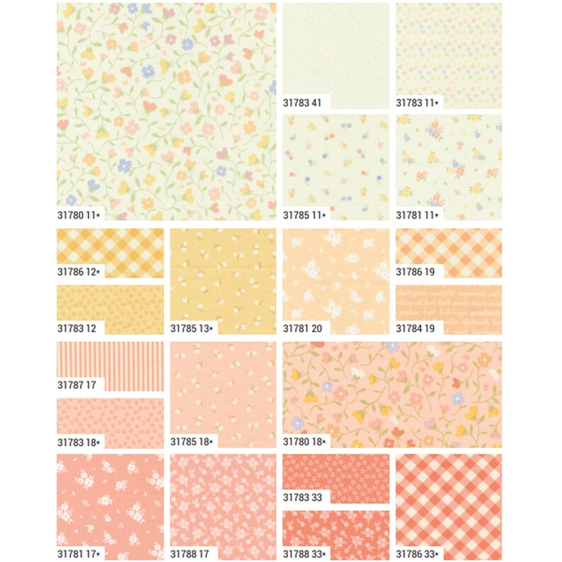 Pastel Prairie Layer Cake by My Sew Quilty Life for Moda Fabrics ...