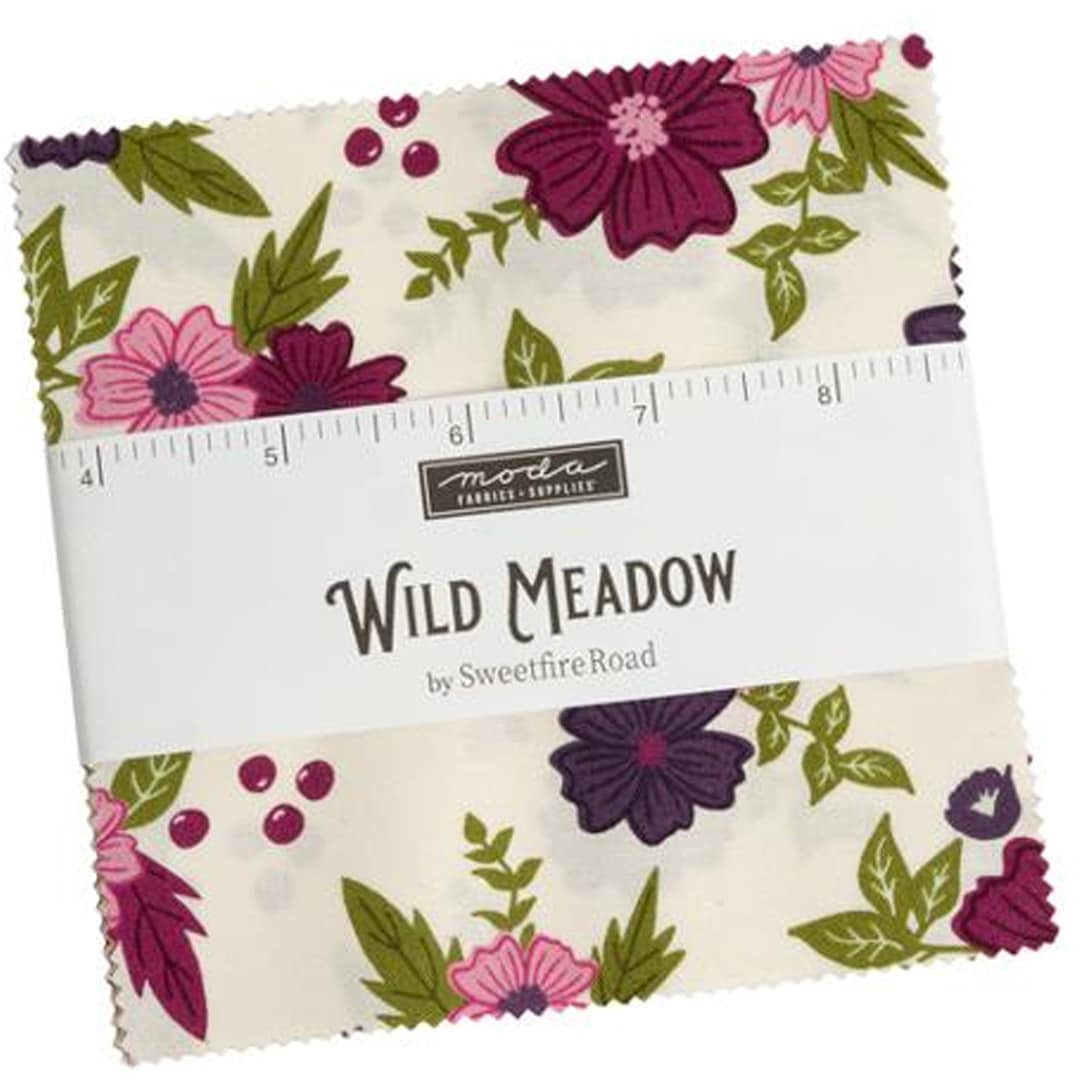 Wild Meadow Charm Pack by Sweetfire Road for Moda Fabrics - Etsy