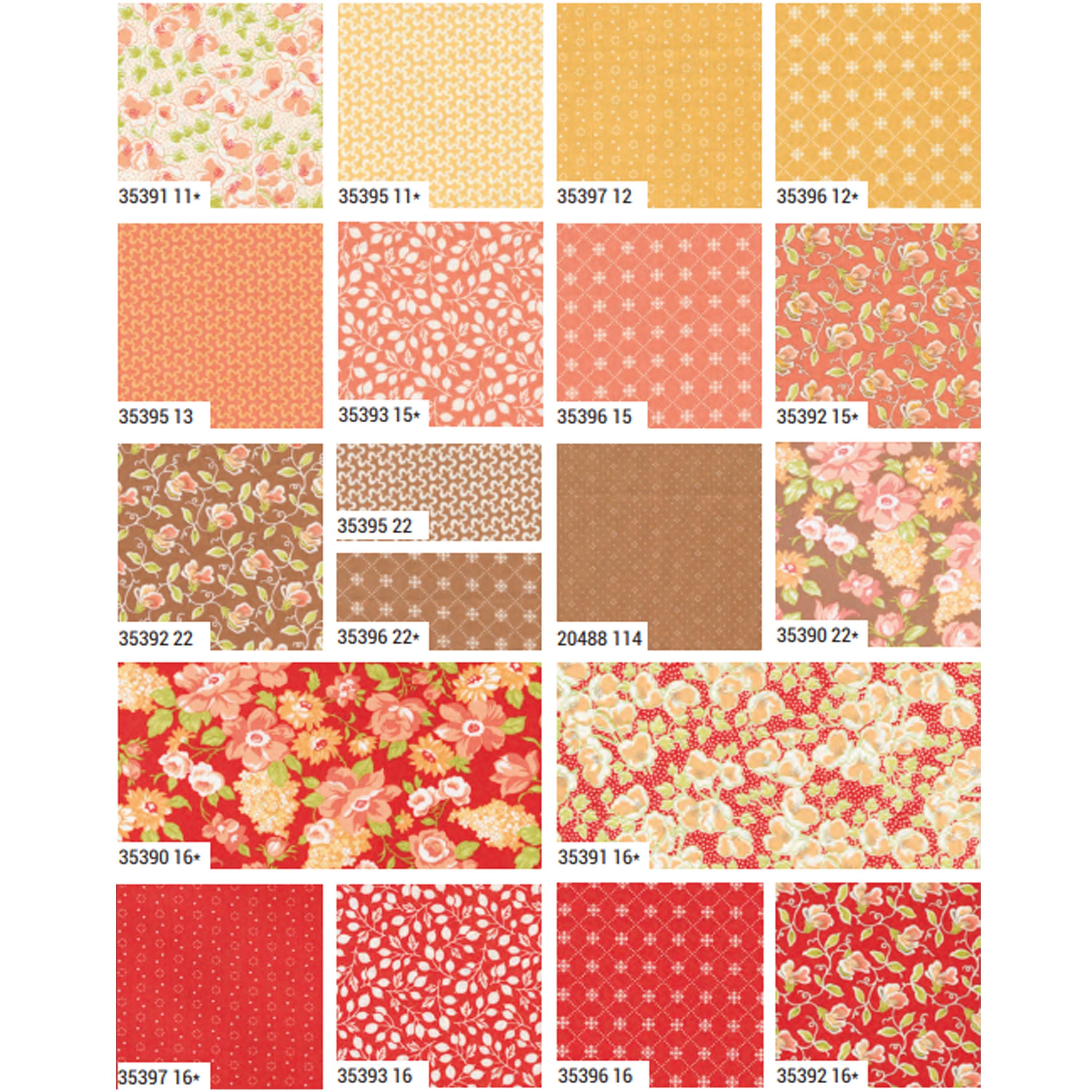 Portofino Layer Cake by Fig Tree Co. for Moda Fabrics 35390LC 42 10 ...
