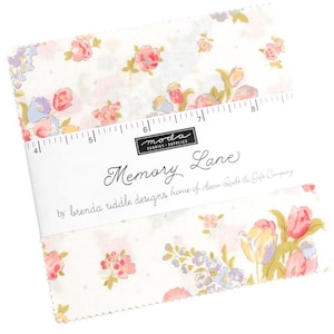 Memory Lane Charm Pack by Brenda Riddle Designs for Moda Fabrics 18780PP 42 5&quot; Fabric Squares