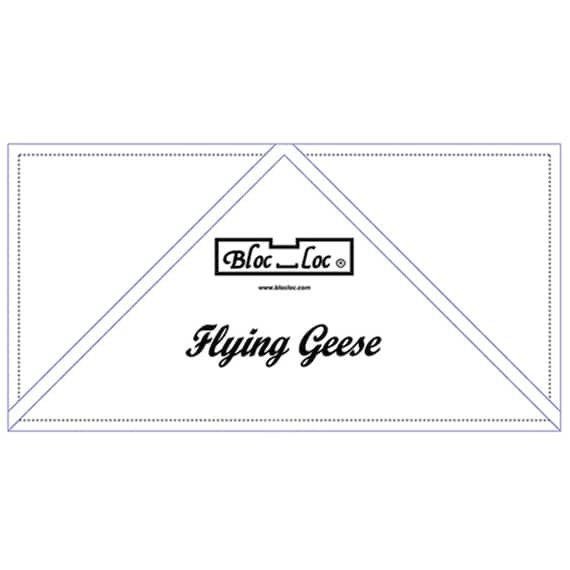 Bloc Loc Flying Geese Ruler Set 2~1.5x 3,2x 4