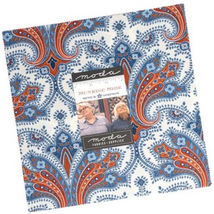 Sunrise Side Layer Cake by Minick & Simpson for Moda Fabrics 14960LC 42 10" Fabric Squares