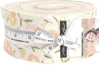 Flower Girl Jelly Roll by My Sew Quilty Life for Moda Fabrics 31730JR 40 2.5" x 42" Fabric Strips