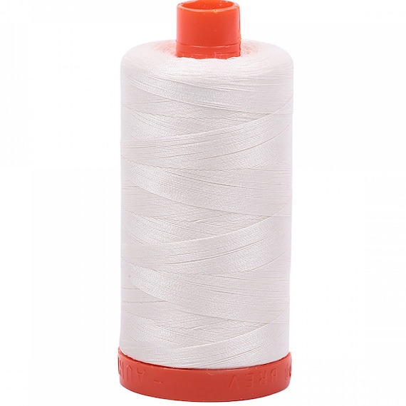 Aurifil Thread #2026 Chalk Cotton Mako 50 wt 1422 yard spool