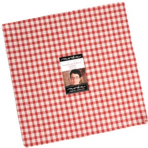 Woven Ginghams Layer Cake by French General for Moda Fabrics 12223LC 42 10&quot; Fabric Squares