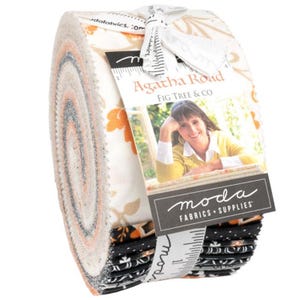 Agatha Road Jelly Roll by Fig Tree Co. for Moda Fabrics 35410JR 40 2.5" x 42" Fabric Strips