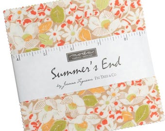 Moda Summer's End Fat Eighth Bundle, 40pc, Fig Tree Co Fabric, 35430F8 ...