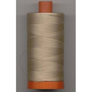 Aurifil Thread #2314 Beige Cotton Mako 50 wt 1422 yard spool