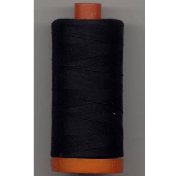 Aurifil Cotton Mako 2692 Black 50 wt Aurifil Cotton Mako 2692 Black 50 wt
