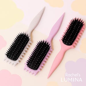 Wet Hair Brush for Curly Hair  Gentle Detangling & Scalp Massage Comb Detangler Curl Defining Blowout Tool for Dry Hair