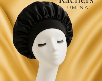 Satin Bonnet for Sleeping Adjustable Silk Hair Cap Overnight Sleep Hat Damage-Free Hair Protection for Women