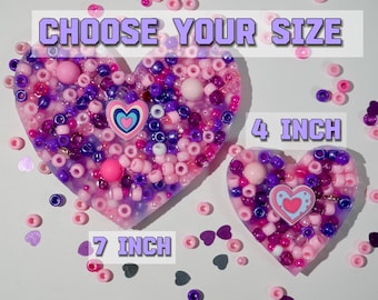 Heart Picky Pad with Bead Pen – Sensory Fidget, Anxiety Stress Relief