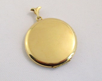 Vintage Gold Filled Locket Photo Holder B. A. Ballou Company