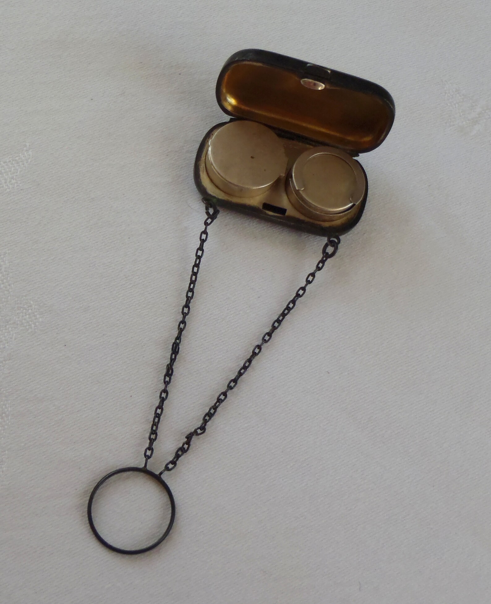 Vintage Dance Compact Coin Purse ster Sterling Silver Etsy