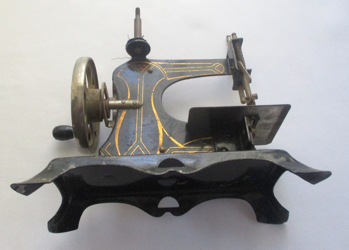 Vintage Toy Sewing Machine Made in Germany Etsy