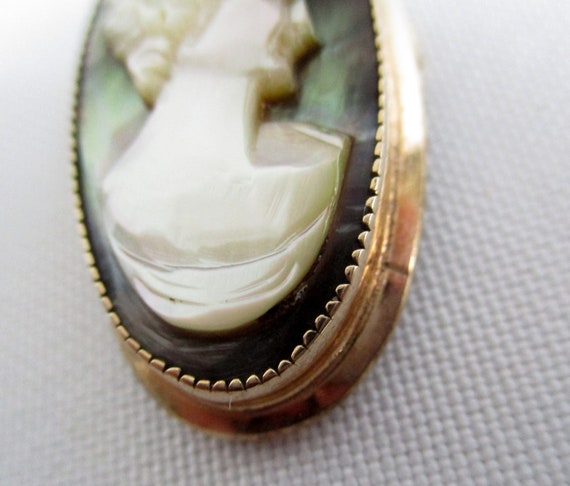 Vintage Catamore 12K Gold Filled Mother of Pearl … - image 3
