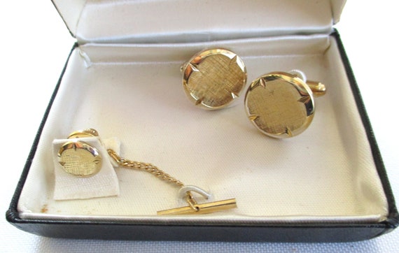 Vintage Anson Jewelers' Quality Cuff Link and Tie… - image 3
