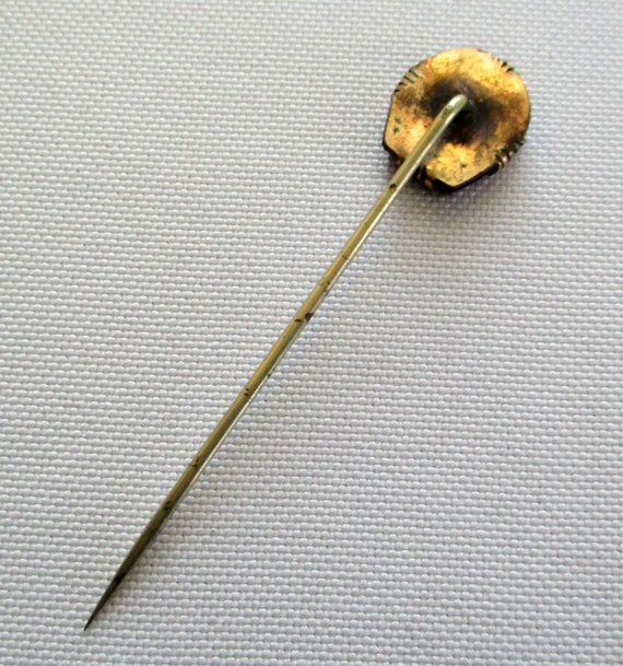 Vintage Intaglio Cameo Stick Pin Classical Design - image 6