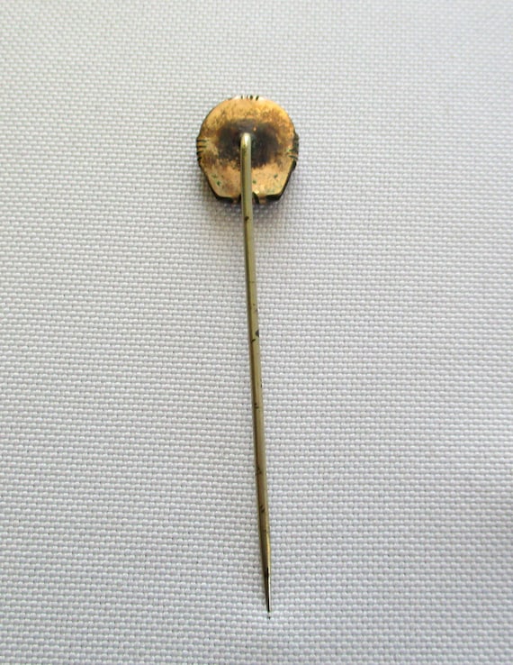 Vintage Intaglio Cameo Stick Pin Classical Design - image 5