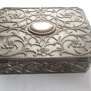 Godinger Rectangular Silver Jewelry Box - Etsy