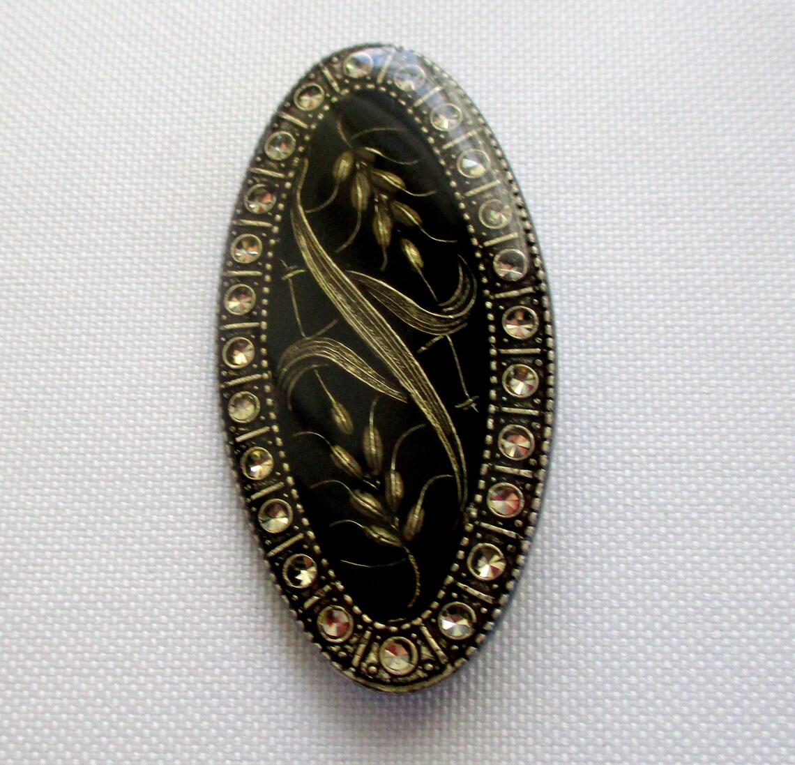 Broche Vintage émaillée Style Popesco - Magnifique, Occasion, Parfaite Pour Les Collectionneurs
