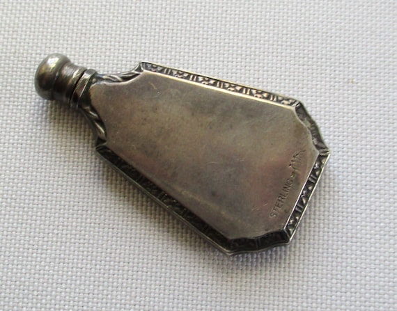 Vintage Webster Hammered Sterling Silver Perfume … - image 5