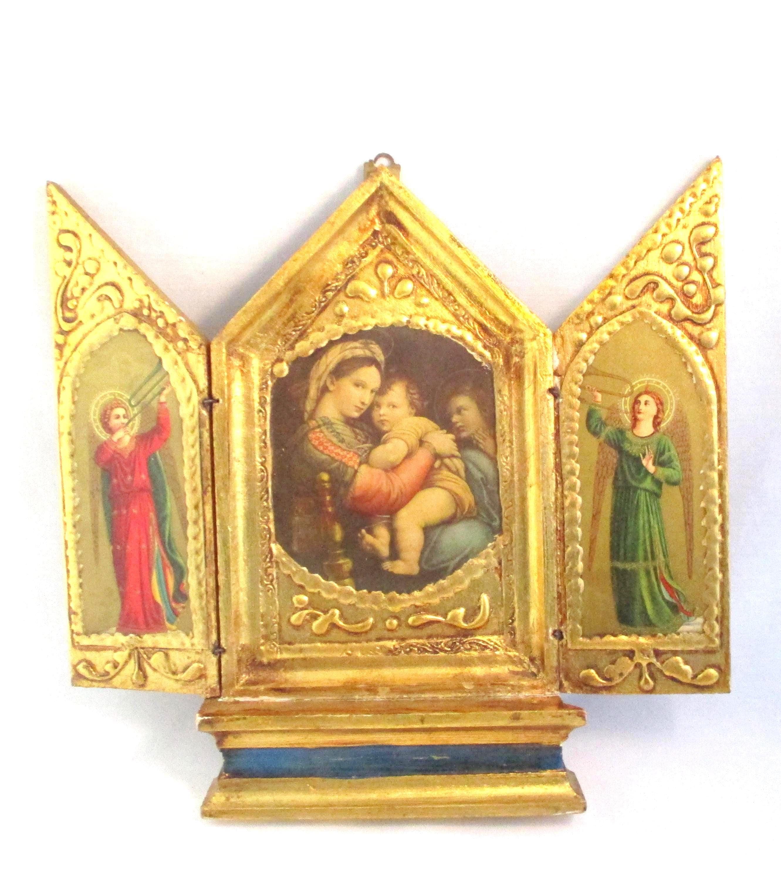 Triptych Madonna - Etsy