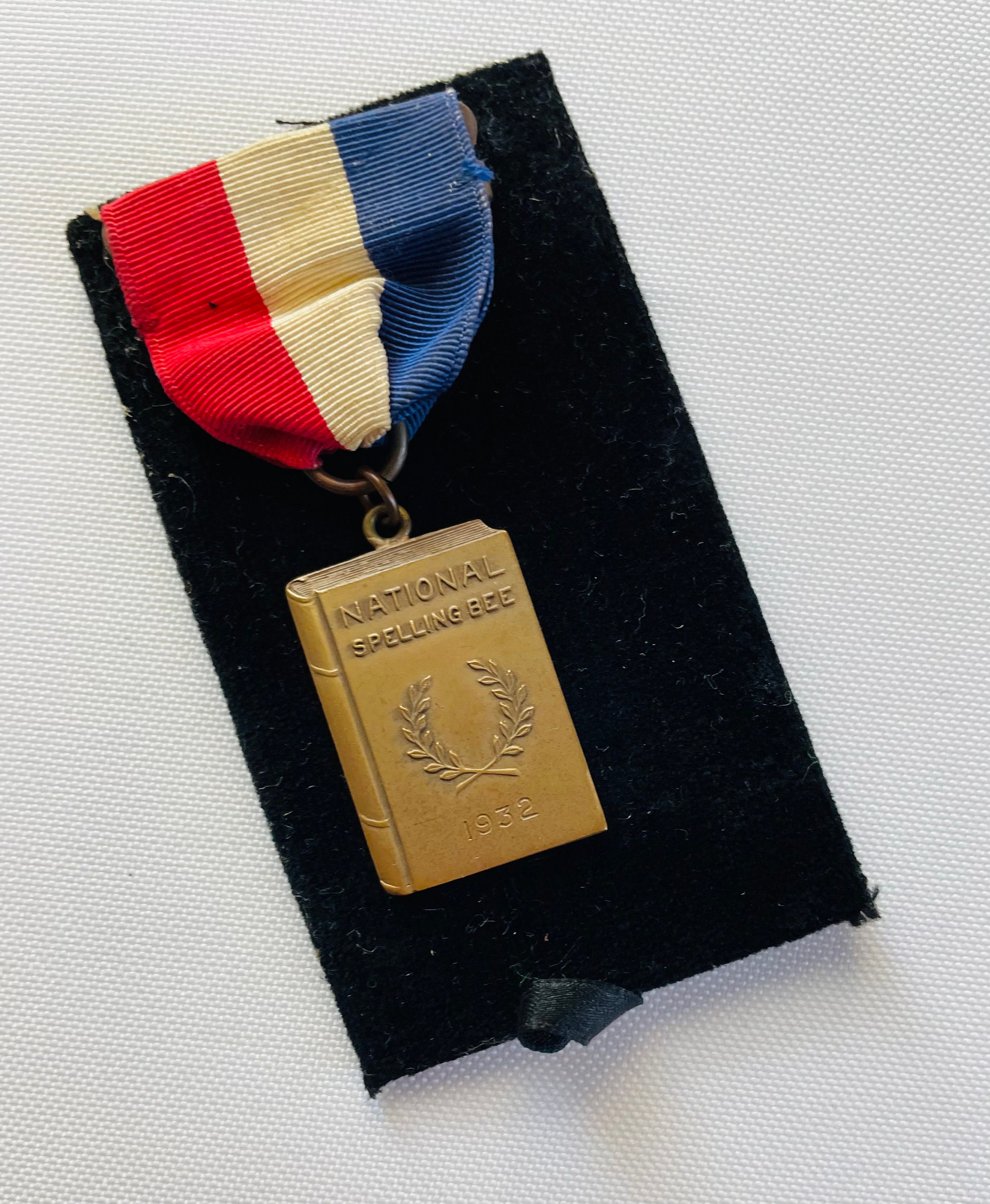 Medal with Red, White & Blue Ribbon with Engraving - Bridgewater Trophy