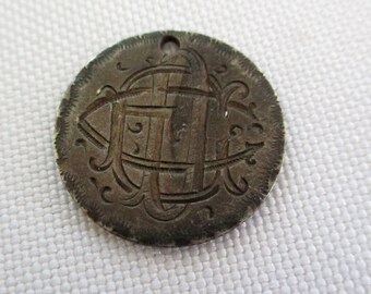 Vintage Initial Monogram Love Token Coin 1887 Seated Liberty - Etsy