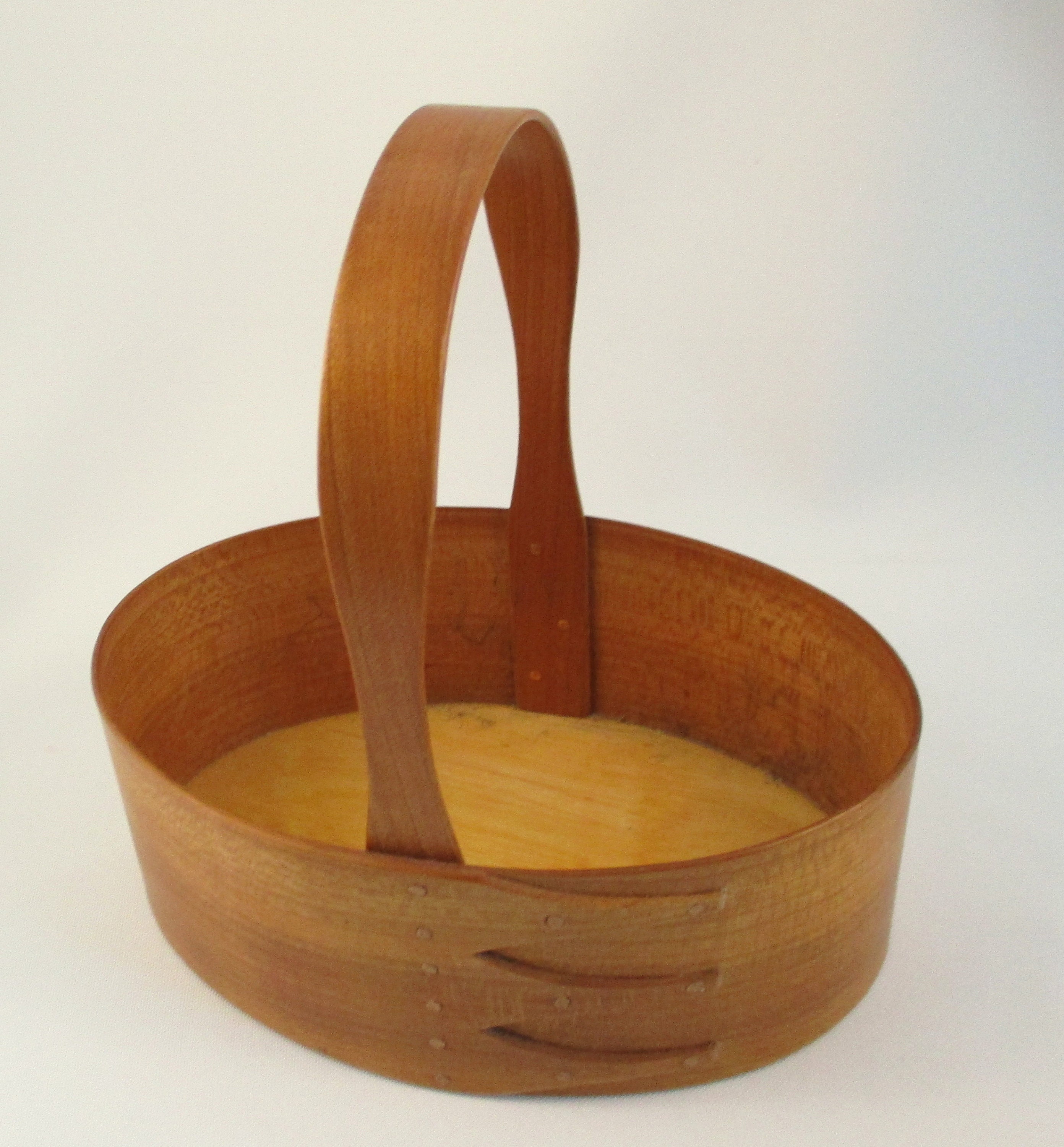 Vintage Wood Shaker Style Handled Carrier Orleans Carpenters