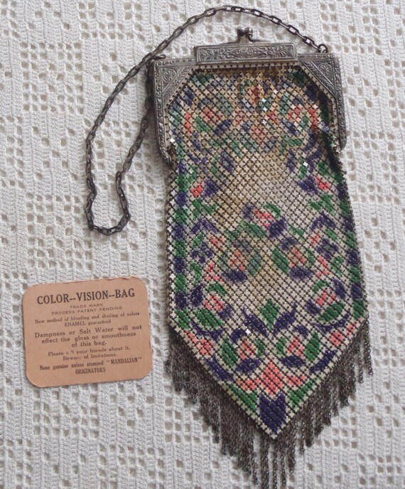 Vintage Mesh Purse Mandalian Mfg. Co.