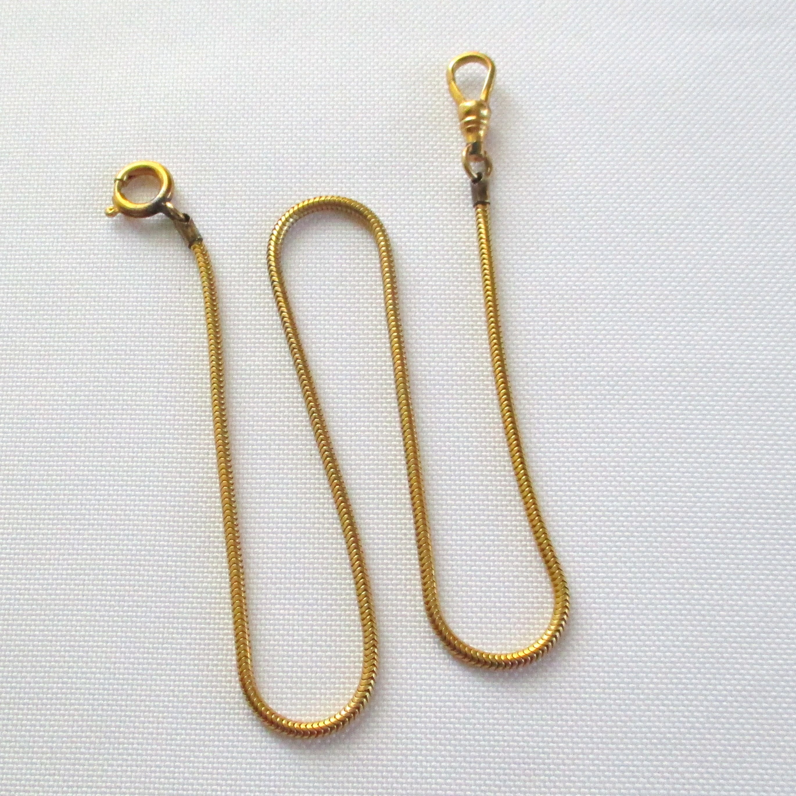 Vintage Snake Pocket Watch Chain 13