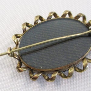 Vintage Victorian Double Sided Photo Brooch image 6