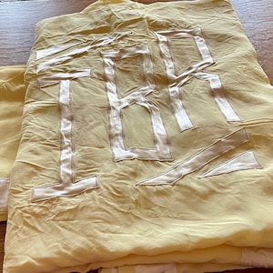 Vintage Ken-Mil Yellow Bedspread and Sham Set
