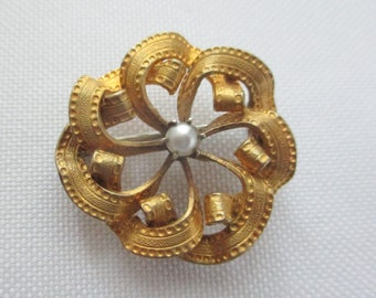 Vintage Victorian Pearl Watch Pin Brooch Watch Pendant