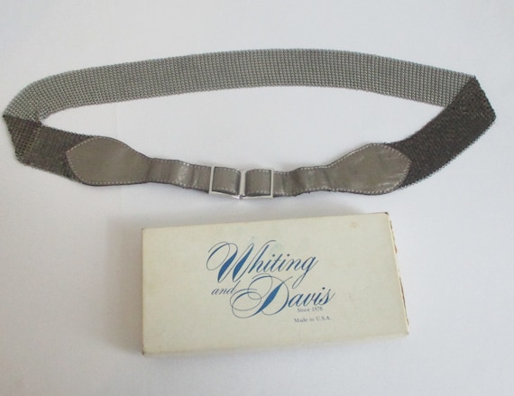 Whiting & Davis Vintage Belt Whiting and Davis Belt ~ Vintage Gold Metal Mesh ~ Waist 26  main image 3