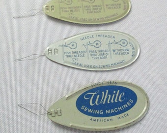 Vintage Needle Threaders Three Pieces