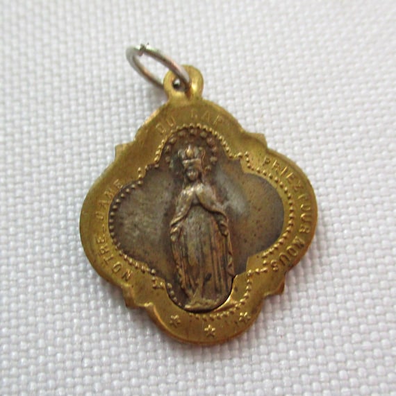 Vintage Notre Dame du Cap Religious Medal