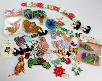 Vintage Assortment of Sewing Appliques