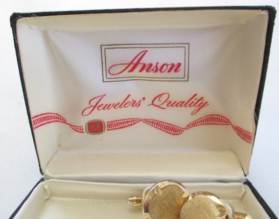 Vintage Anson Jewelers' Quality Cuff Link and Tie… - image 4