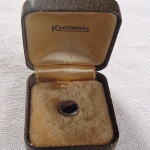 Vintage Krementz Abalone Shirt Stud with Presentation Box