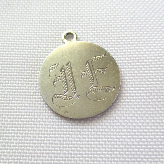 Vintage Seated Liberty 1888 Initial Love Token Coi